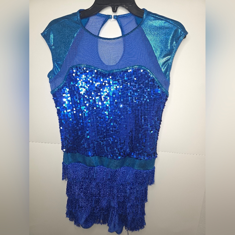 Weissman Shimmering Blue Dance Costume